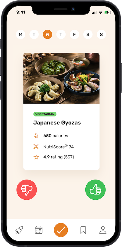 iPhone app prefences selection screen 